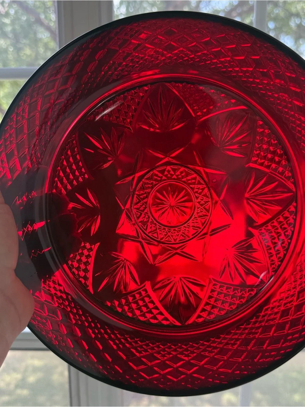 4 VTG Luminarc Cristal D'Arques Durand Ruby Red Glass 10